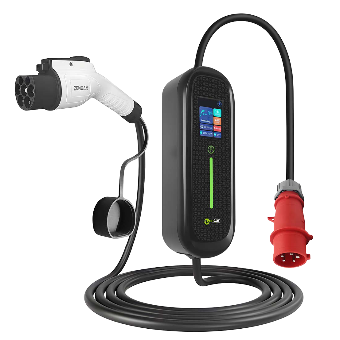 Zencar C30 - 11kw - GBT - Portable Charger - 5M